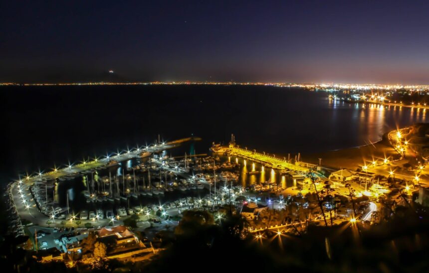 Sidi Bou Said la nuit