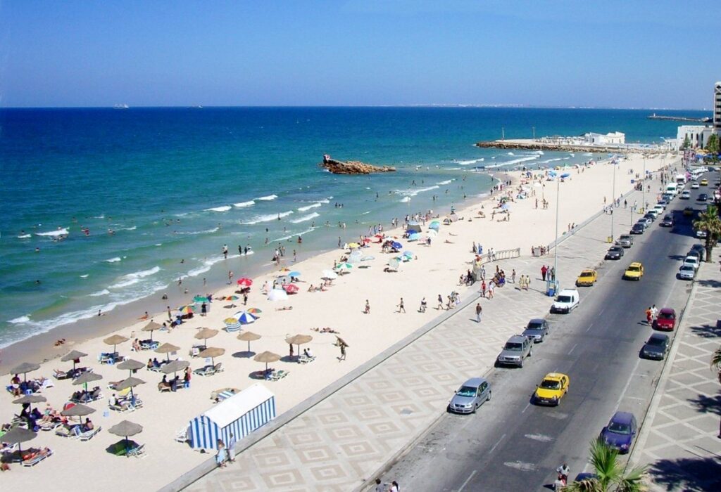 Plage de Boujaffar Sousse